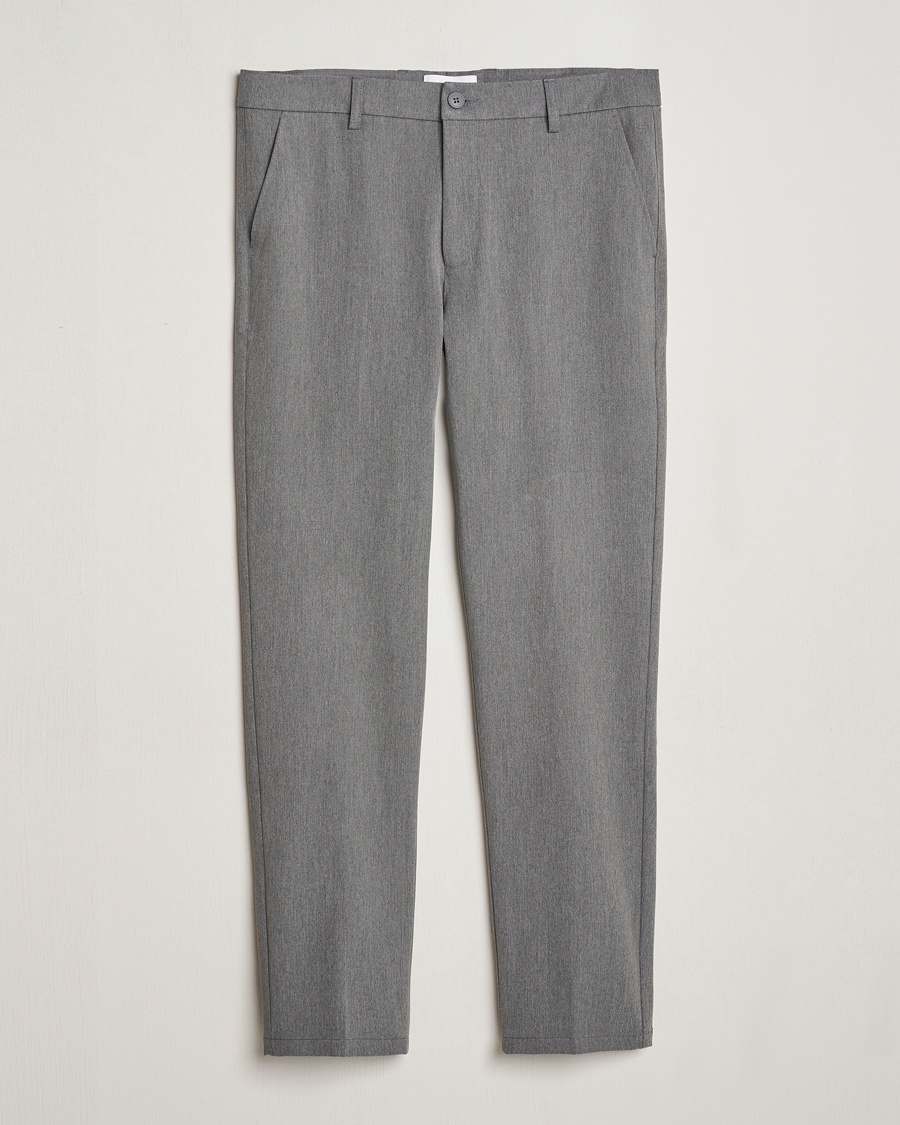 Les Deux Como Reg Suit Pants Grey Melange – Grey