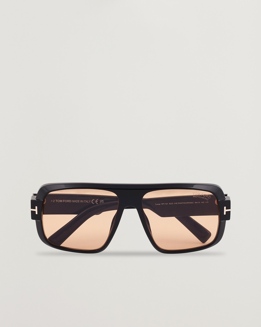 Tom Ford Turner FT1101 Sunglasses Black/Brown – Black