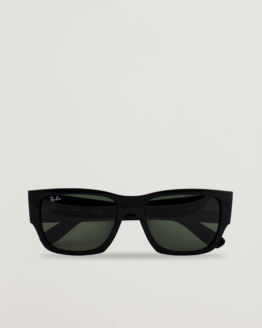 Ray-Ban Carlos Sunglasses Black/Crystal Green – Black