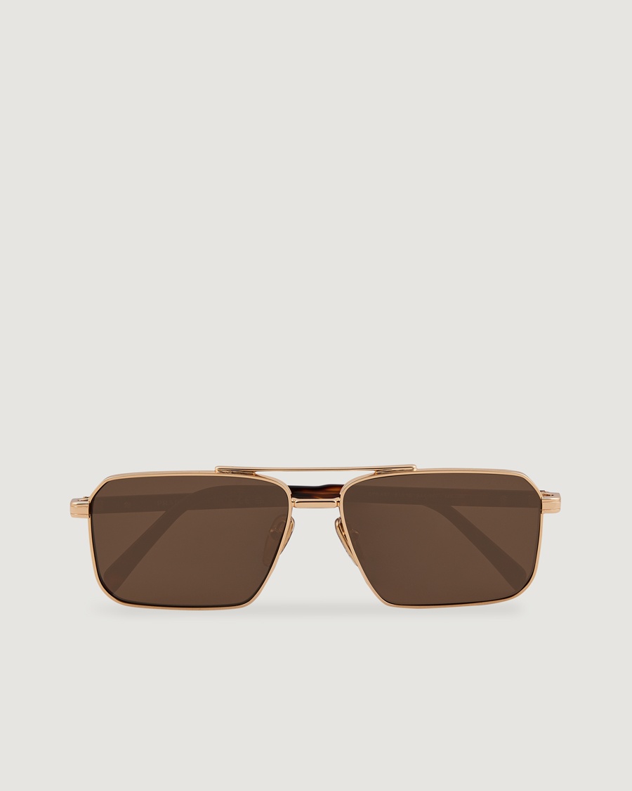 Prada Eyewear Prada 0PR A57S Metal Sunglasses Gold – gold