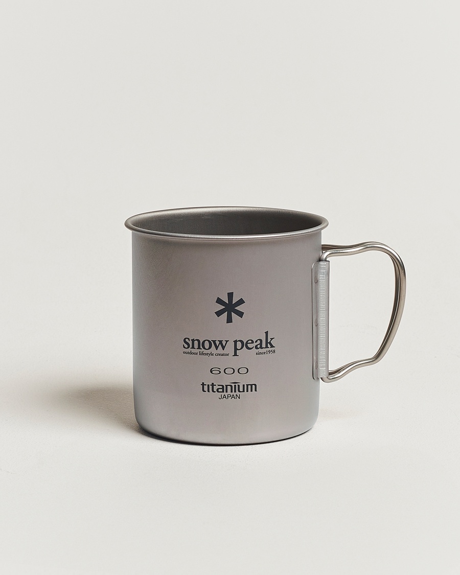 Snow Peak Single Wall Mug 600 Titanium – Grey