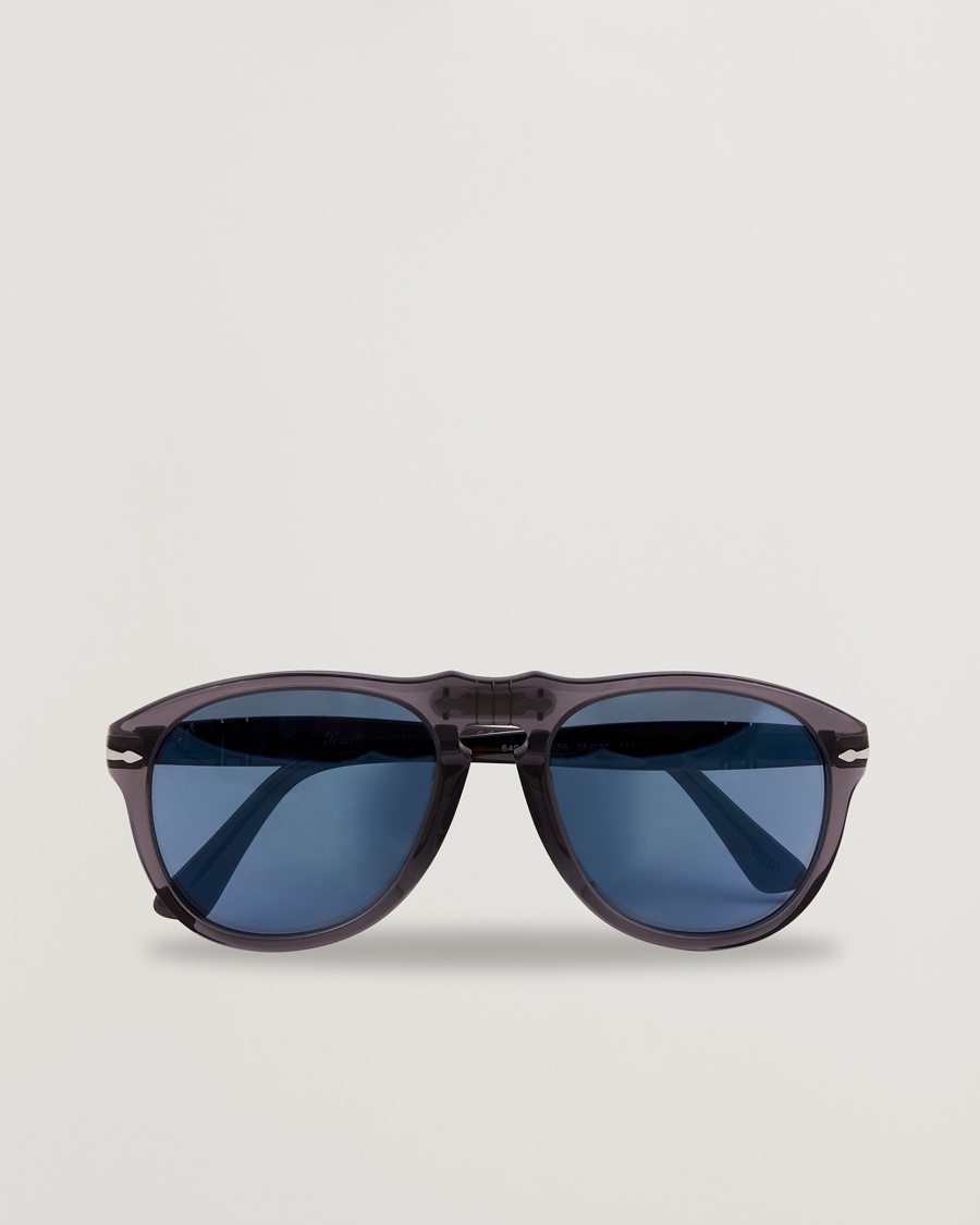 Persol 0PO0649 Sunglasses Transparent Grey – Grey