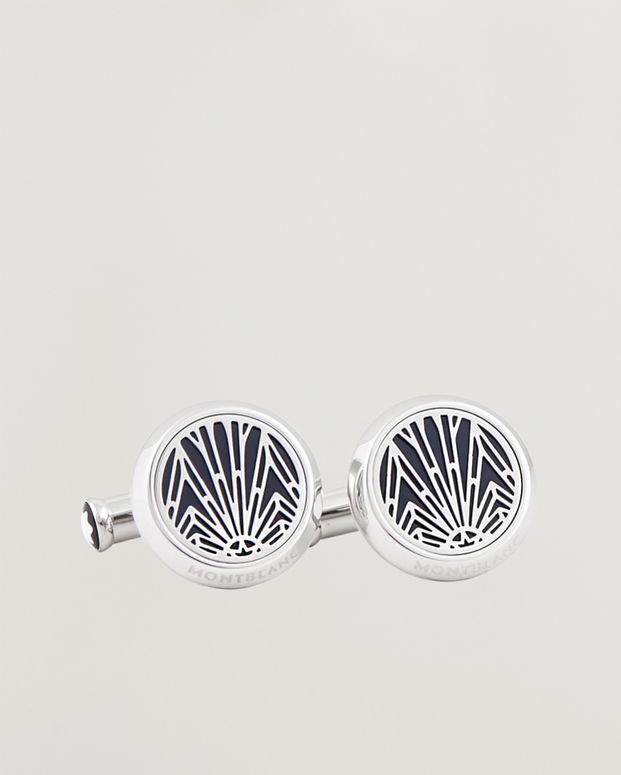 Montblanc Cufflinks Meisterstück The Origin Collection Blue – Blue
