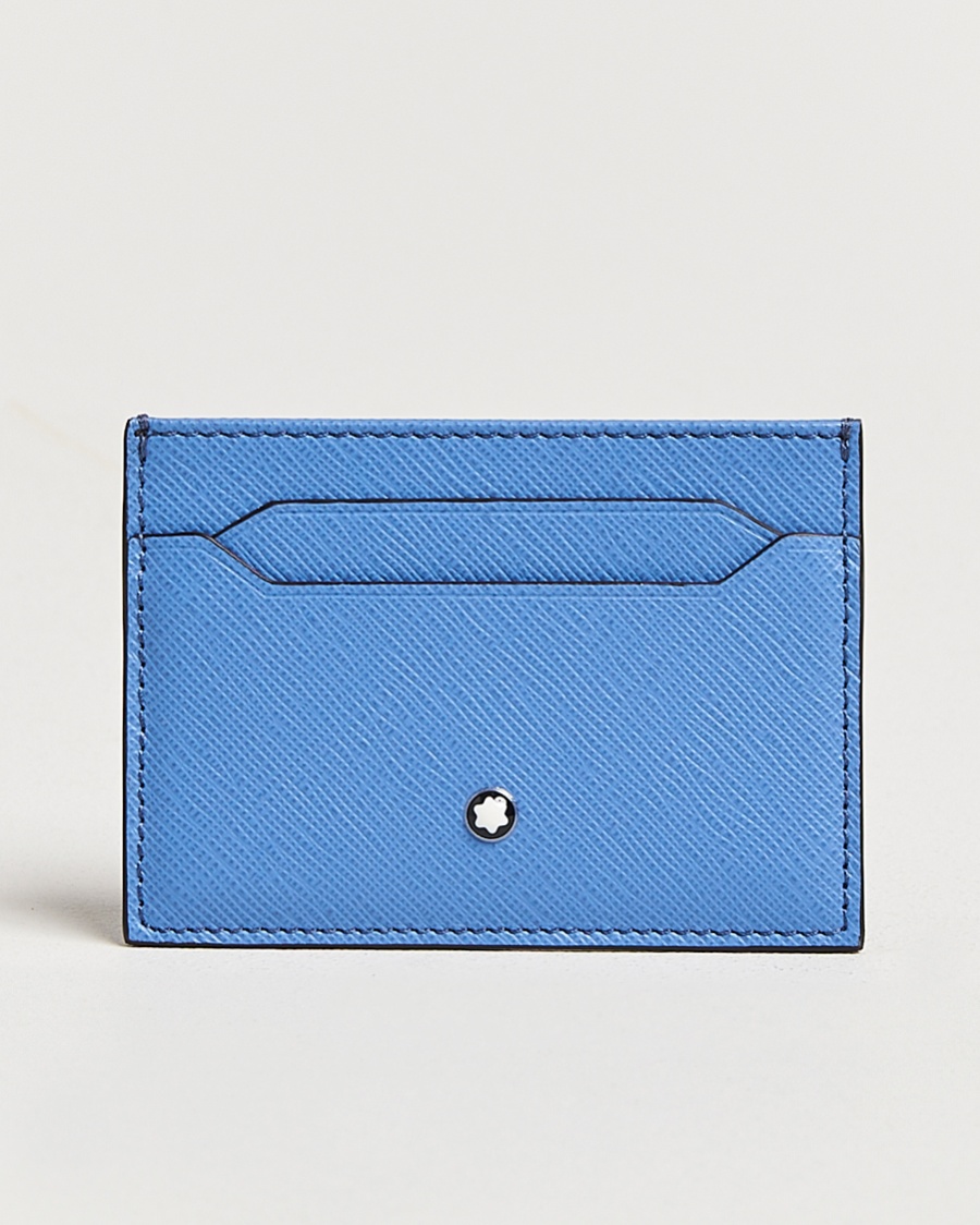 Montblanc Sartorial card holder 5cc Dusty Blue – Blue