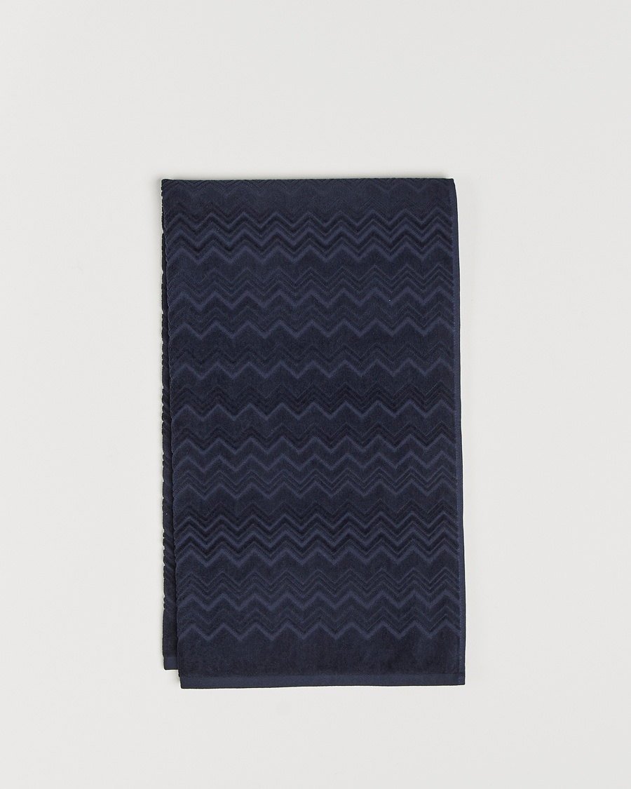 Missoni Home Chalk Bath Towel 70x115cm Navy – Blue