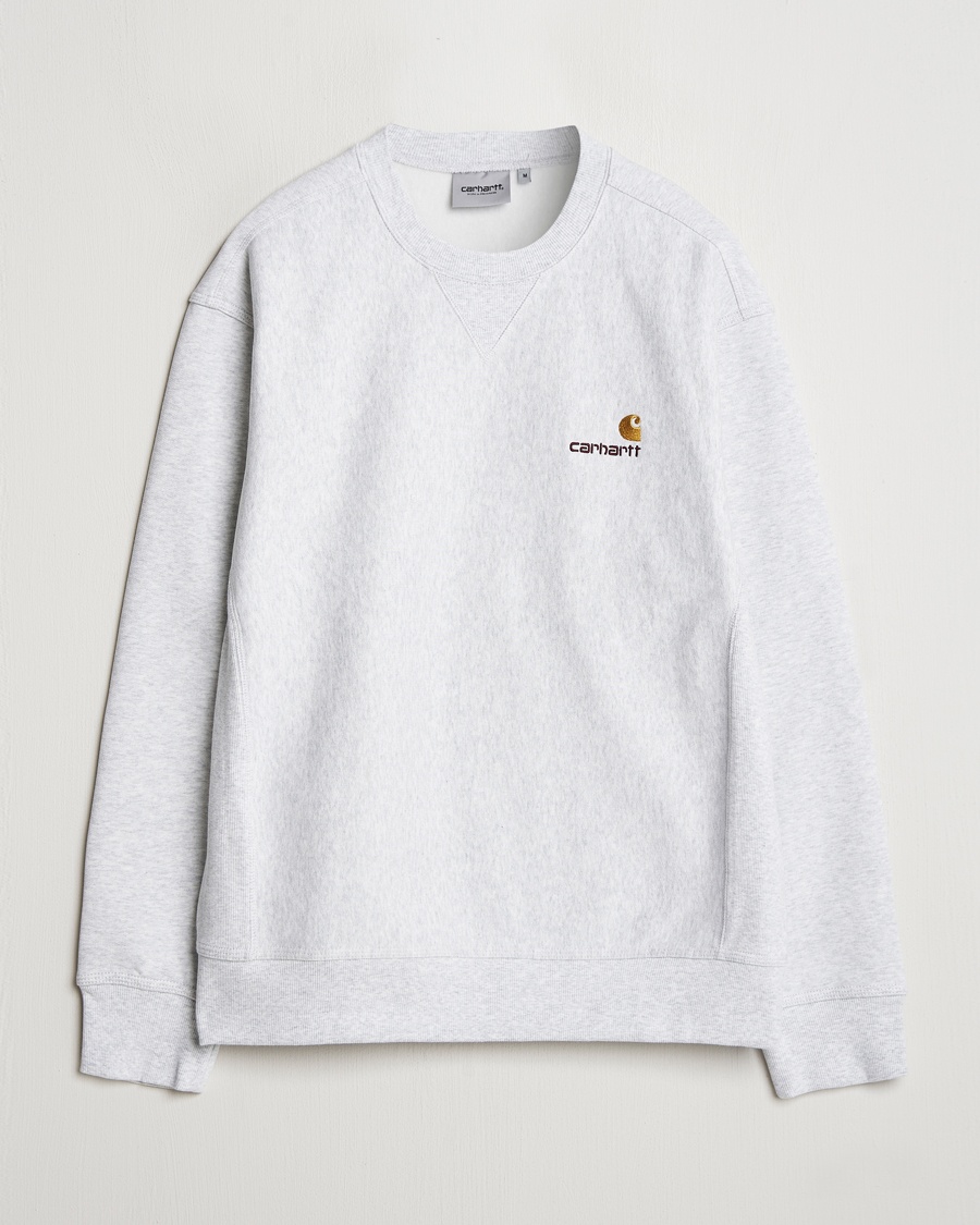 Carhartt WIP American Script Sweatshirt Ash Heather – Grey