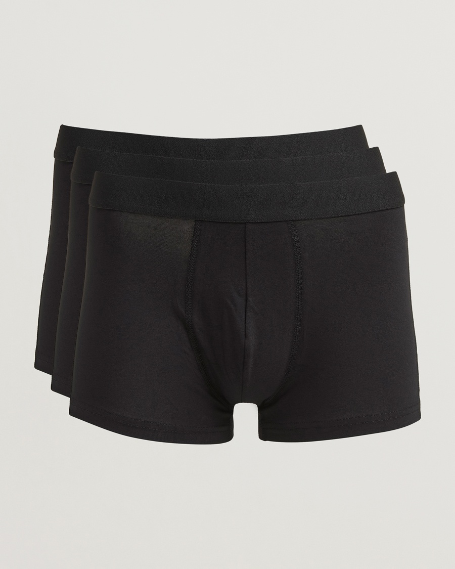Bread & Boxers 3-Pack Trunk Black – Black