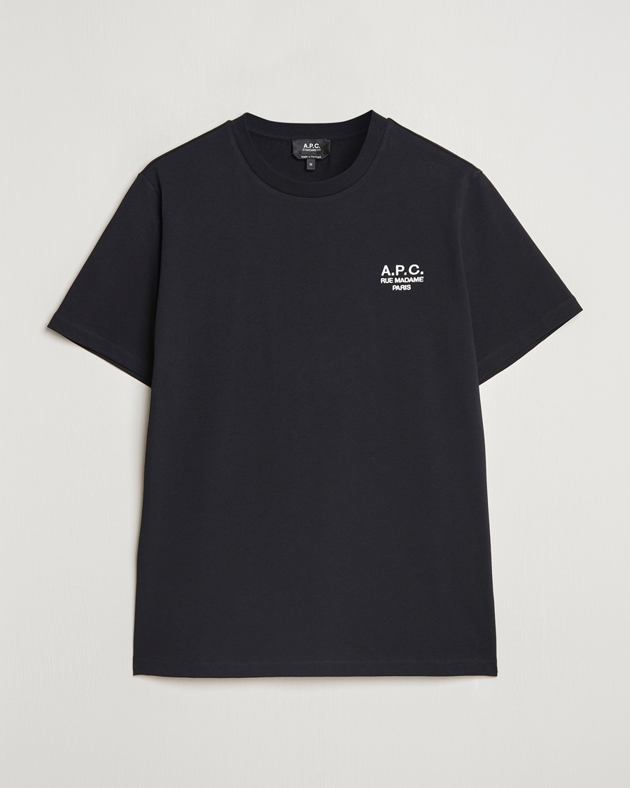 A.P.C. Rue Madame T-Shirt Black/White – Black
