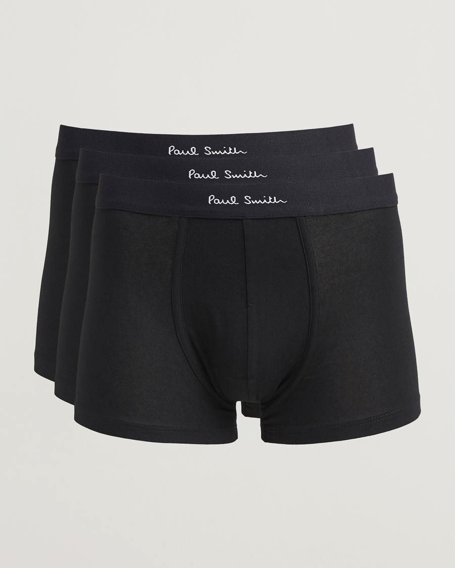 Paul Smith 3-Pack Trunk Black – Black