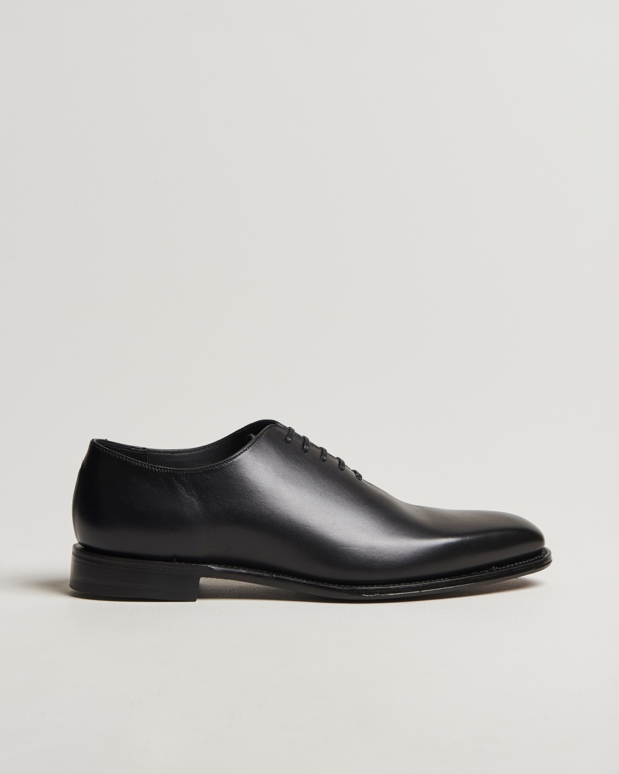 Loake 1880 Wholebury Wholecut Oxford Black Calf – Black