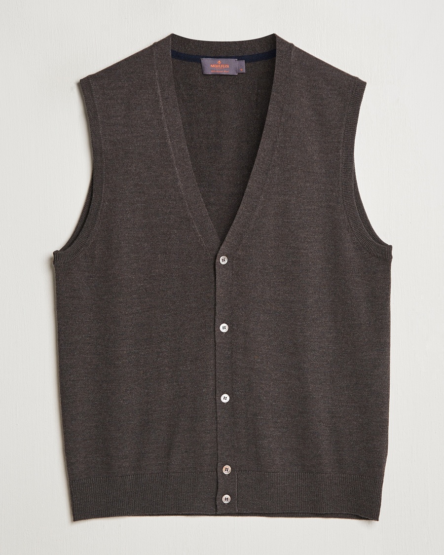 BEAMS PLUS Check Mohair Vest Grey at CareOfCarl.com