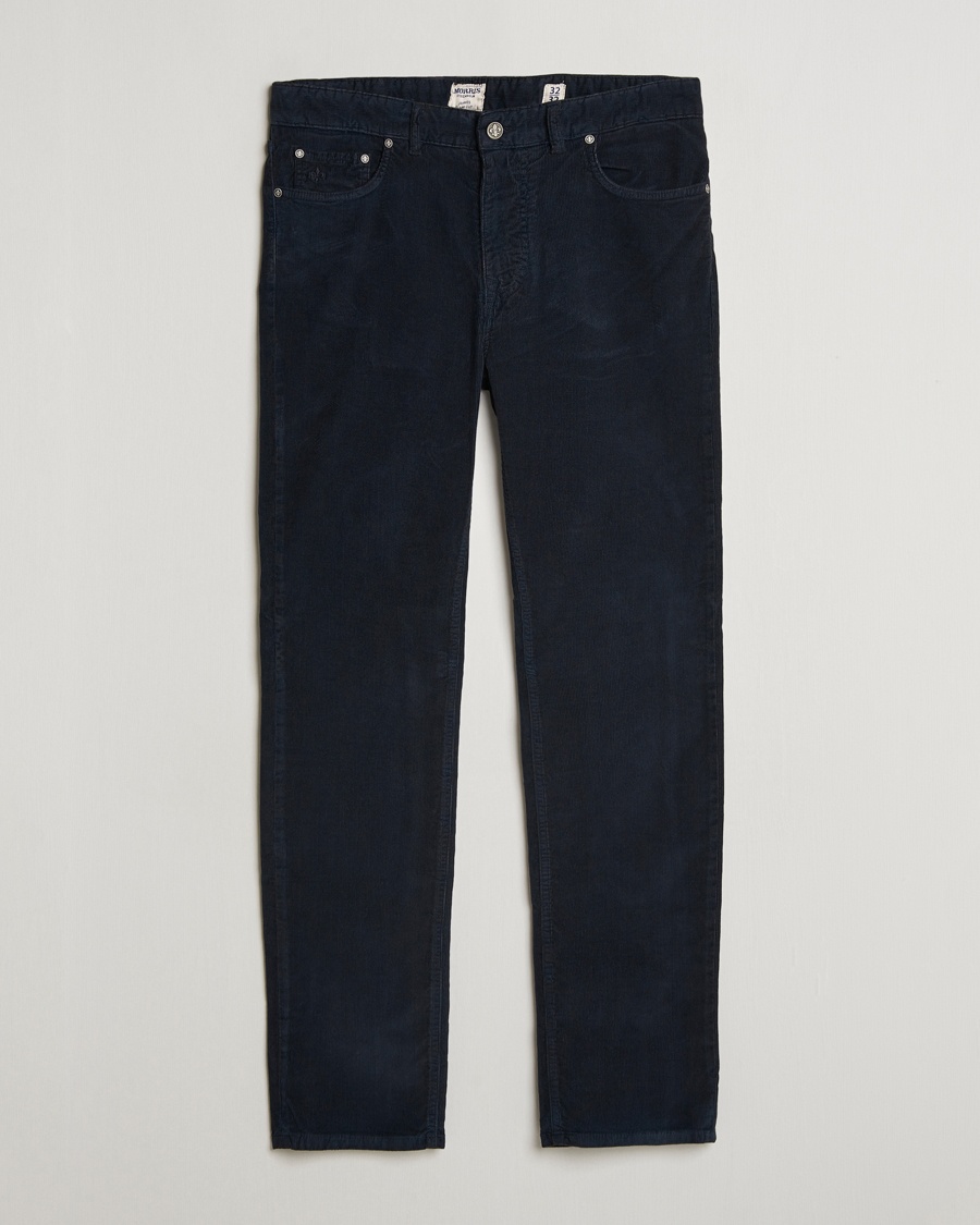 Morris James Corduroy 5-Pocket Pant Navy – Blue