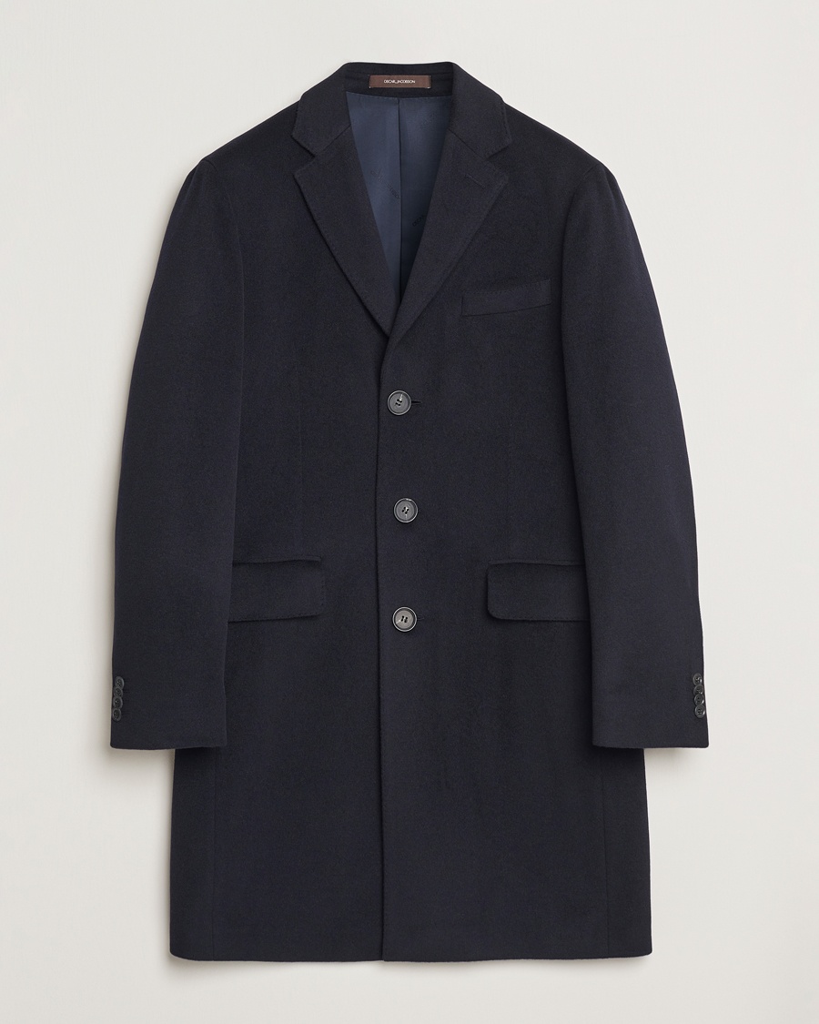 PS Paul Smith Wool Coat Navy at CareOfCarl.com