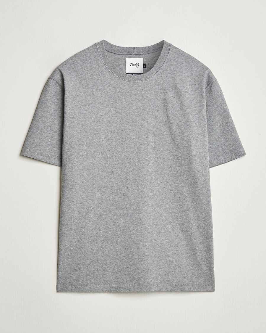 Drake's Short Sleeve Hiking T-Shirt Grey – Grey