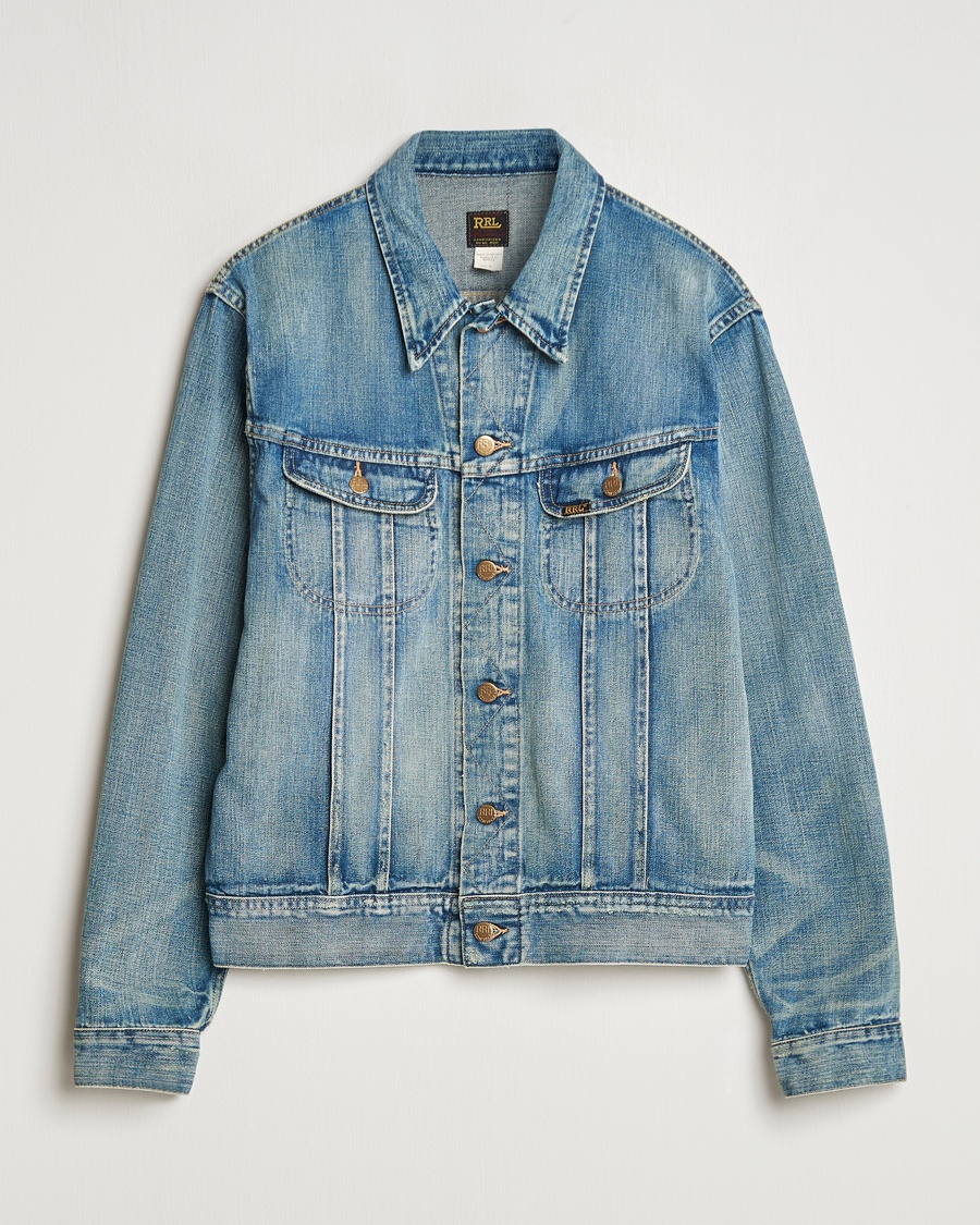 RRL Lot 271 Denim Jacket Leeland Wash – Blue