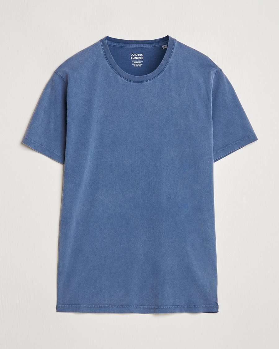 Kiton Sea Island Cotton Knit T-Shirt Navy at CareOfCarl.com