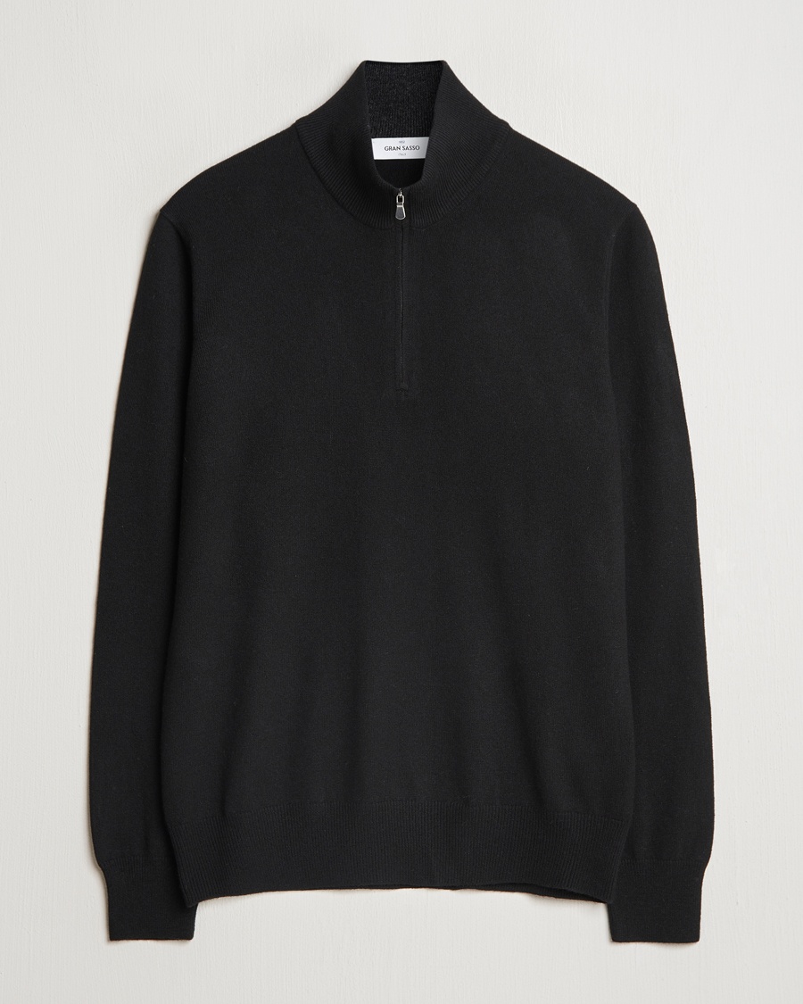 Polo Ralph Lauren Cotton Pullover Half-Zip Polo Black at
