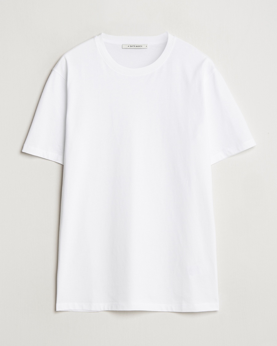 A Day's March Midweight T-Shirt White – White