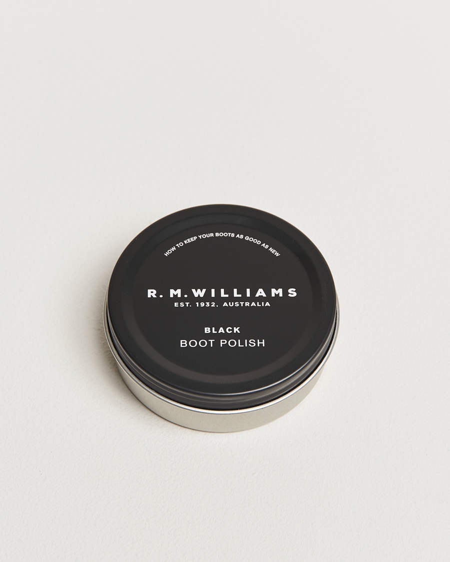 R.M.Williams Stockman's Boot Polish 70ml Black – Black