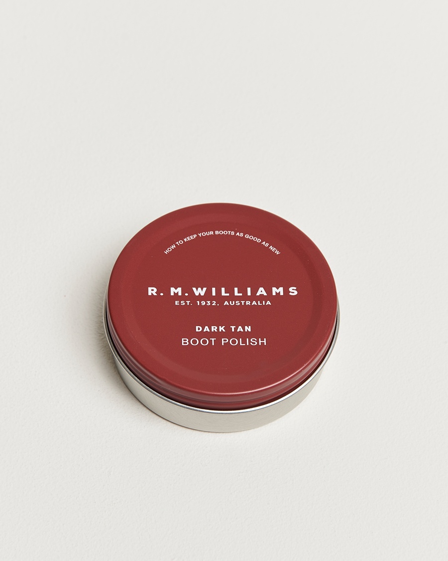 R.M.Williams Stockman's Boot Polish 70ml Dark Tan – Brown