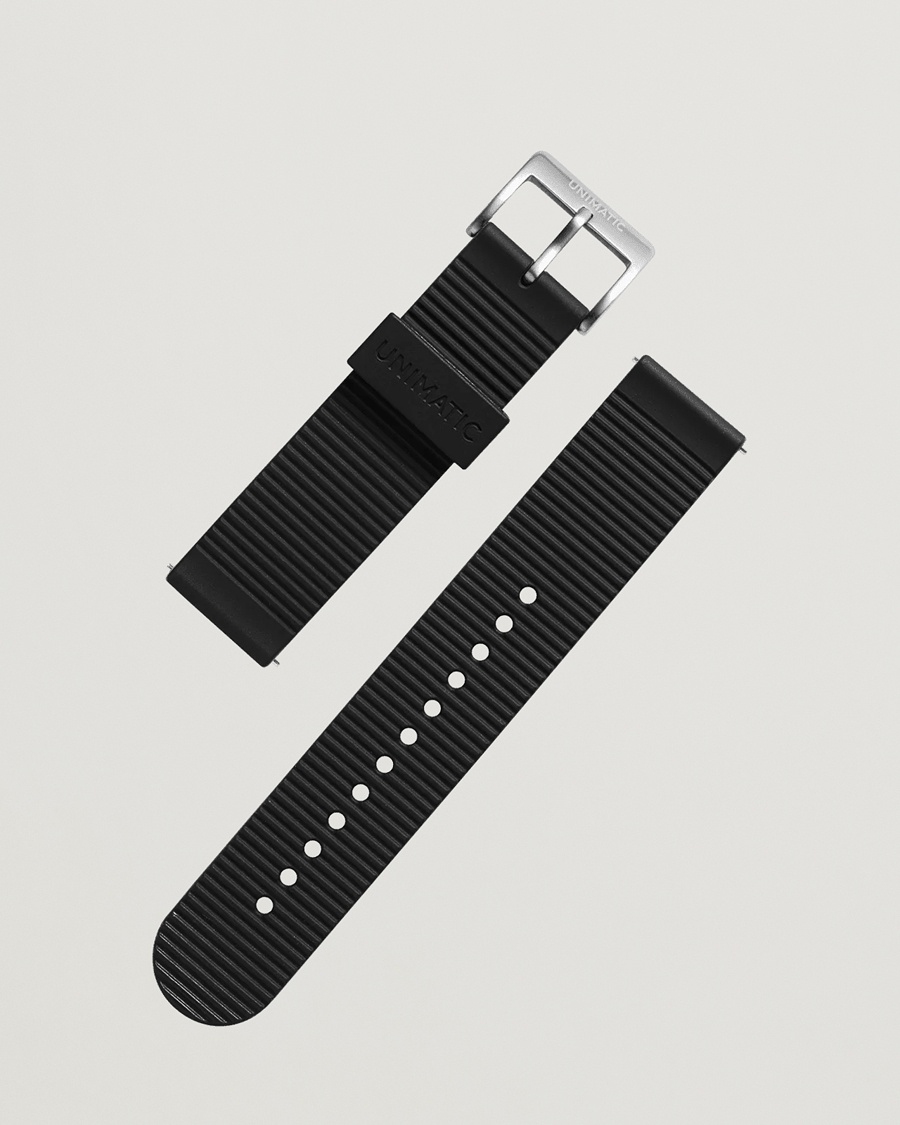 UNIMATIC TPU Quick Relese 22mm Strap Black – Black