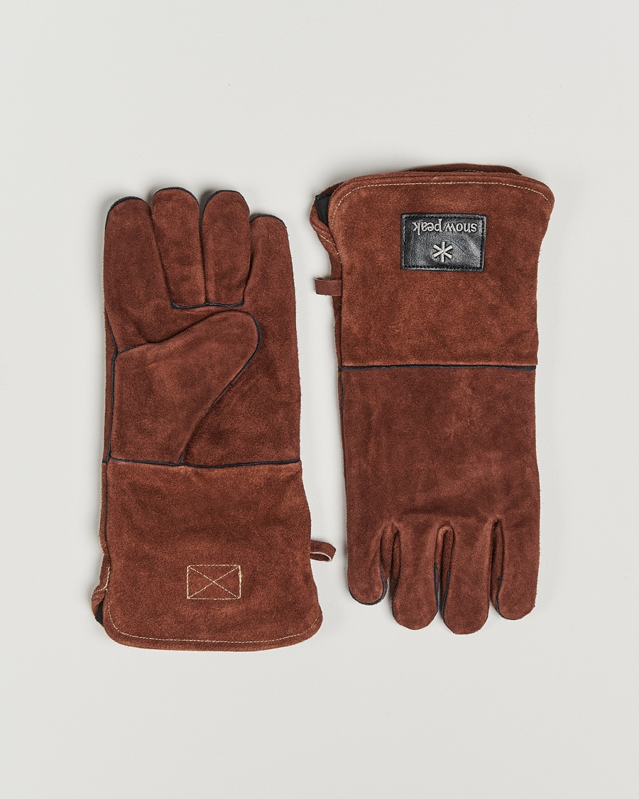 Snow Peak Fireside Gloves Brown – Brown