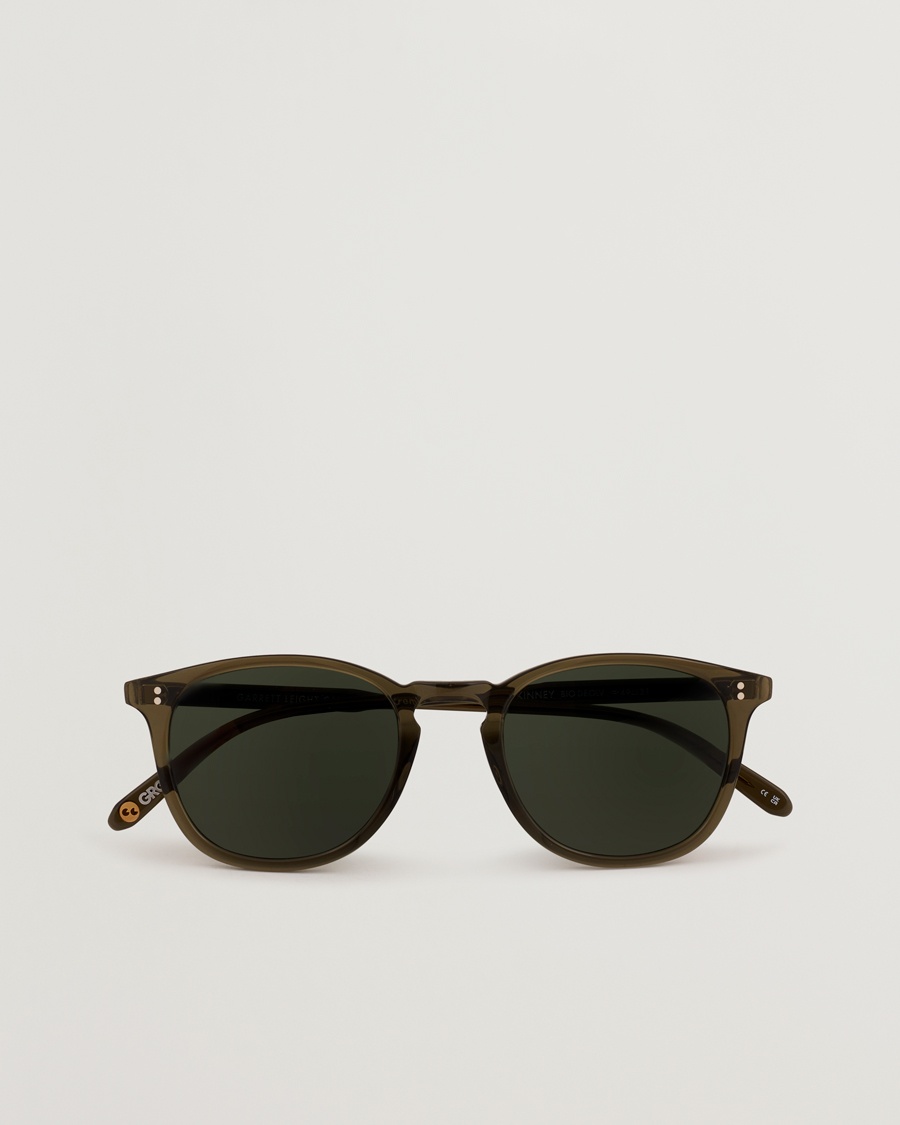 Garrett Leight Kinney 49 Sunglasses Olive/Green – Green
