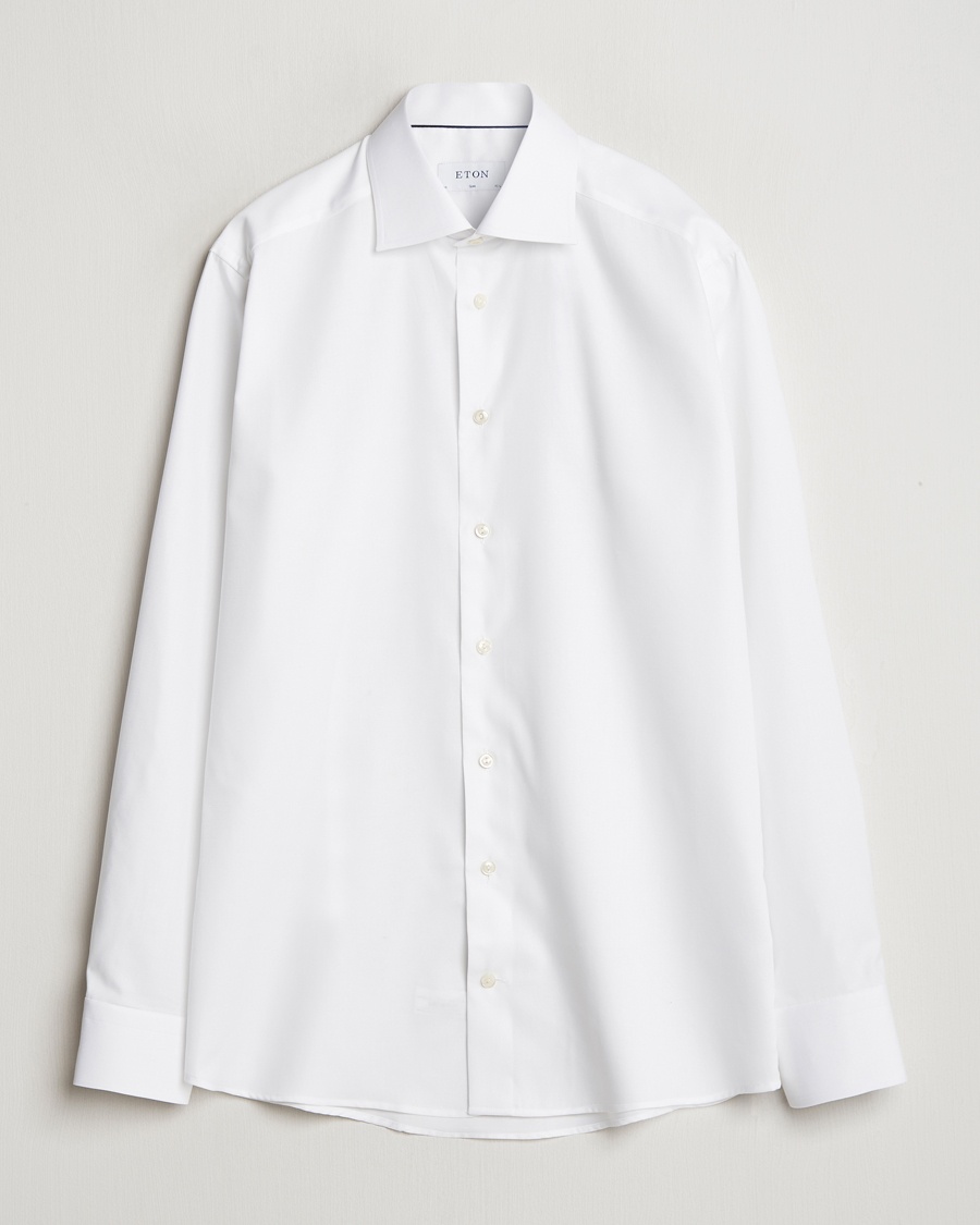Eton Slim Fit Oxford Shirt White – White
