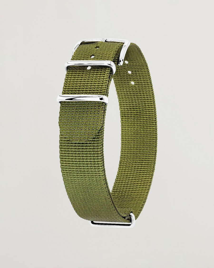 HIRSCH Rush Recycle Nato Watch Strap Green – Green