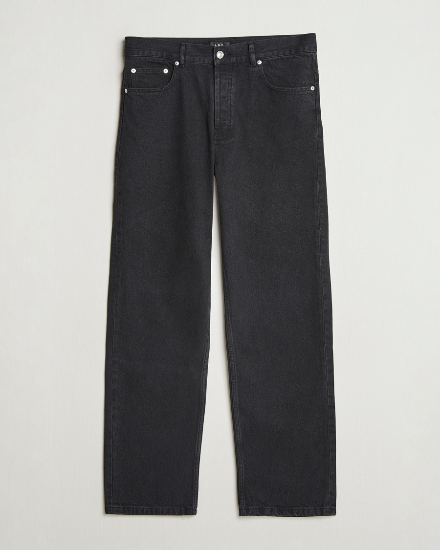 A.P.C. Fairfax Jeans Washed Black – Black