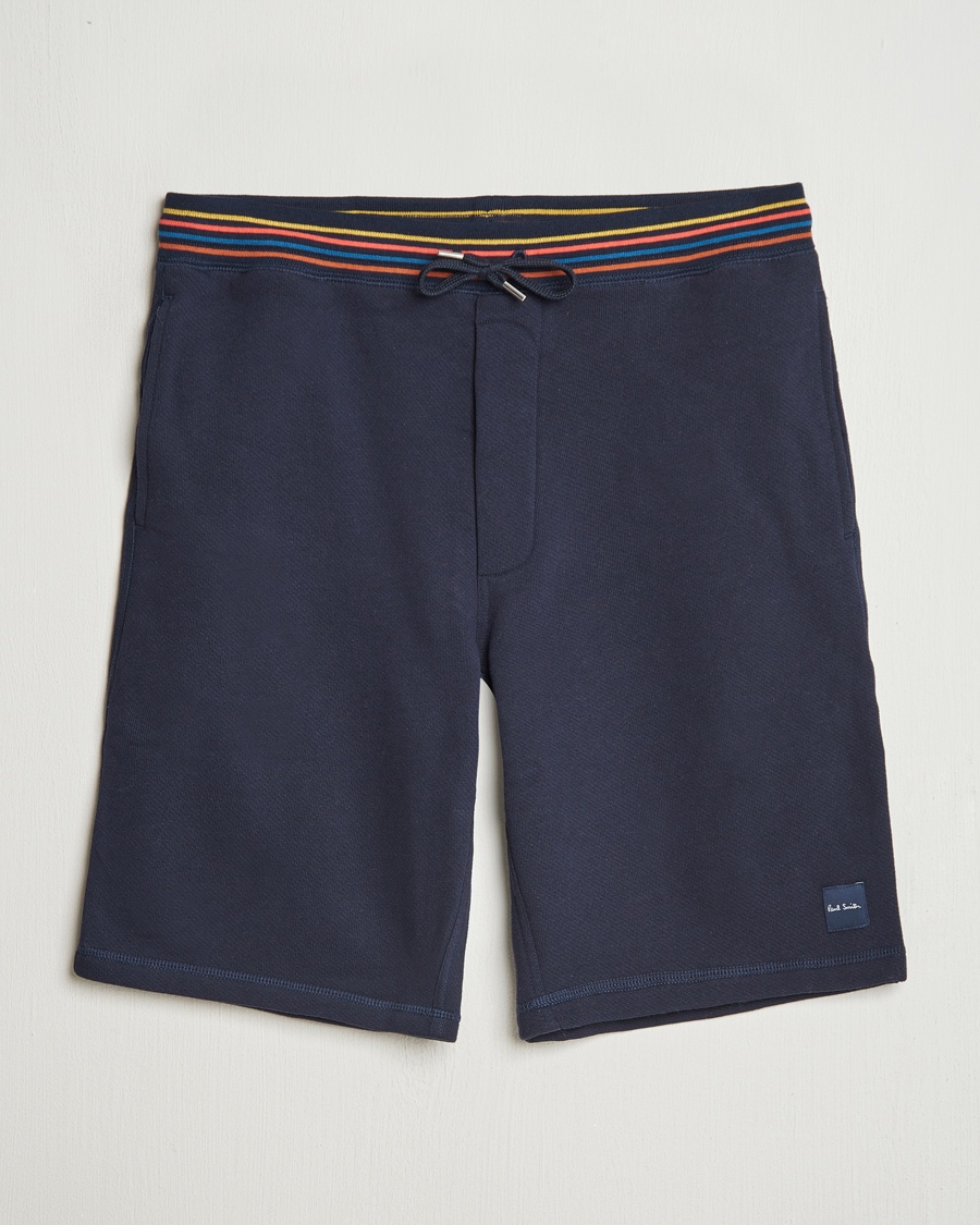 Paul Smith Artist Rib Sweatshorts Navy – Blue
