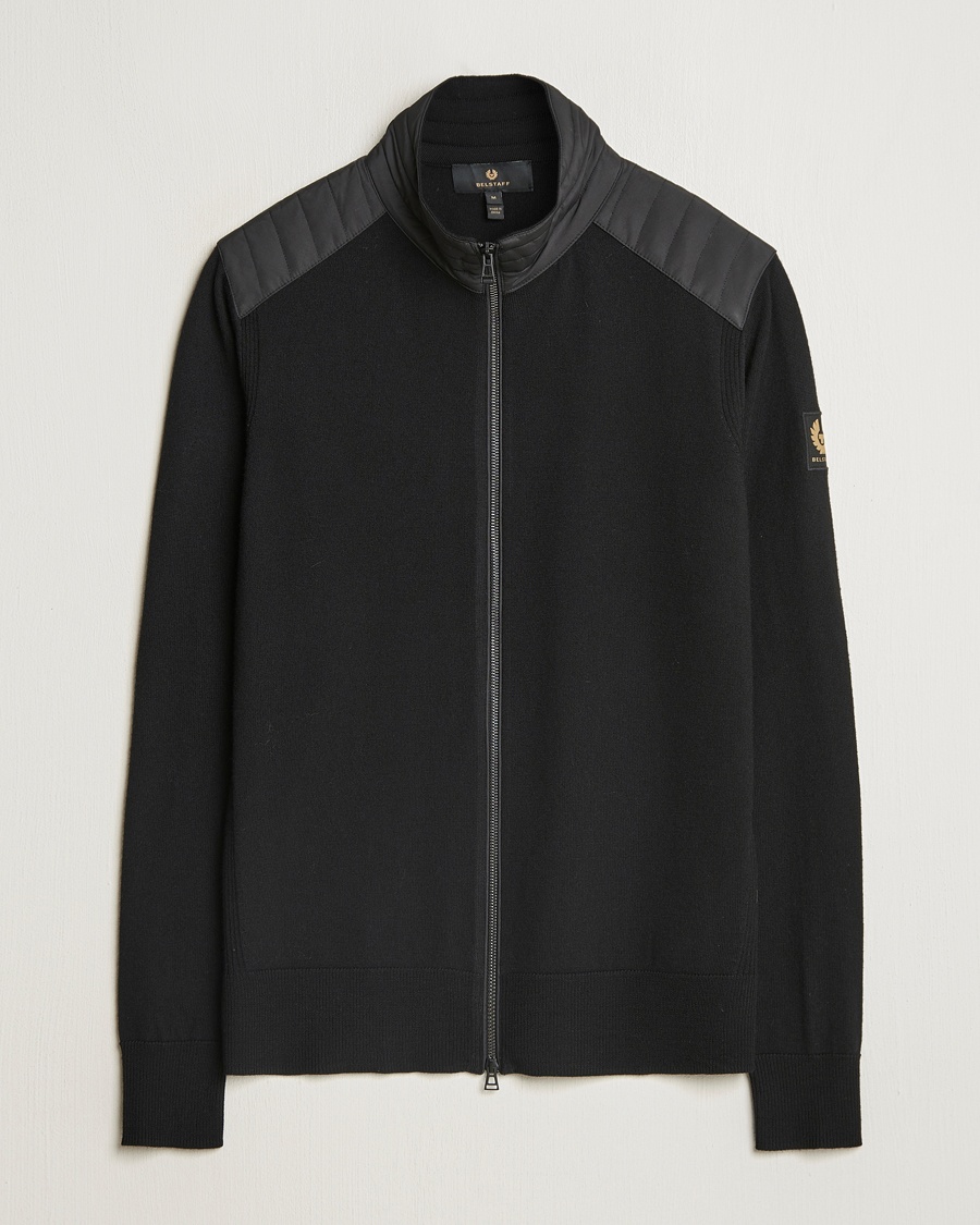 Belstaff Kelby Zip Cardigan Black – Black