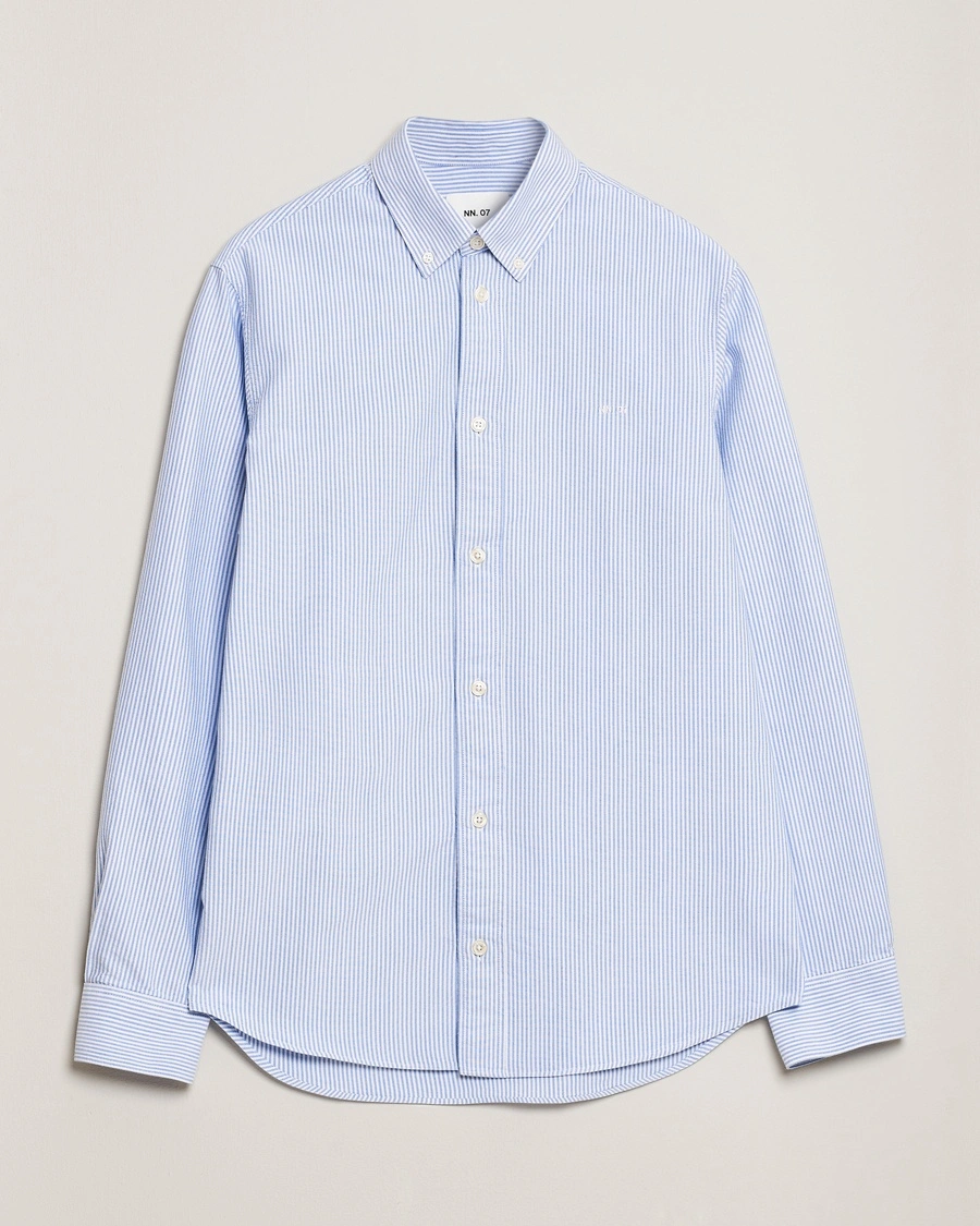 NN07 Colby Oxford Shirt Blue/White – Blue