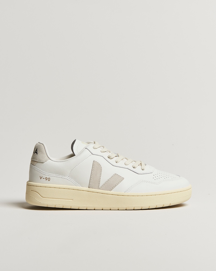 Veja V-90 Sneaker Extra White/Natural Suede – White