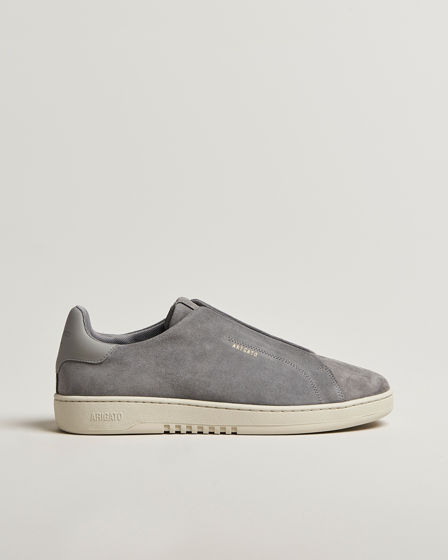 Axel Arigato Dice Laceless Sneaker Dark Grey Suede – Grey