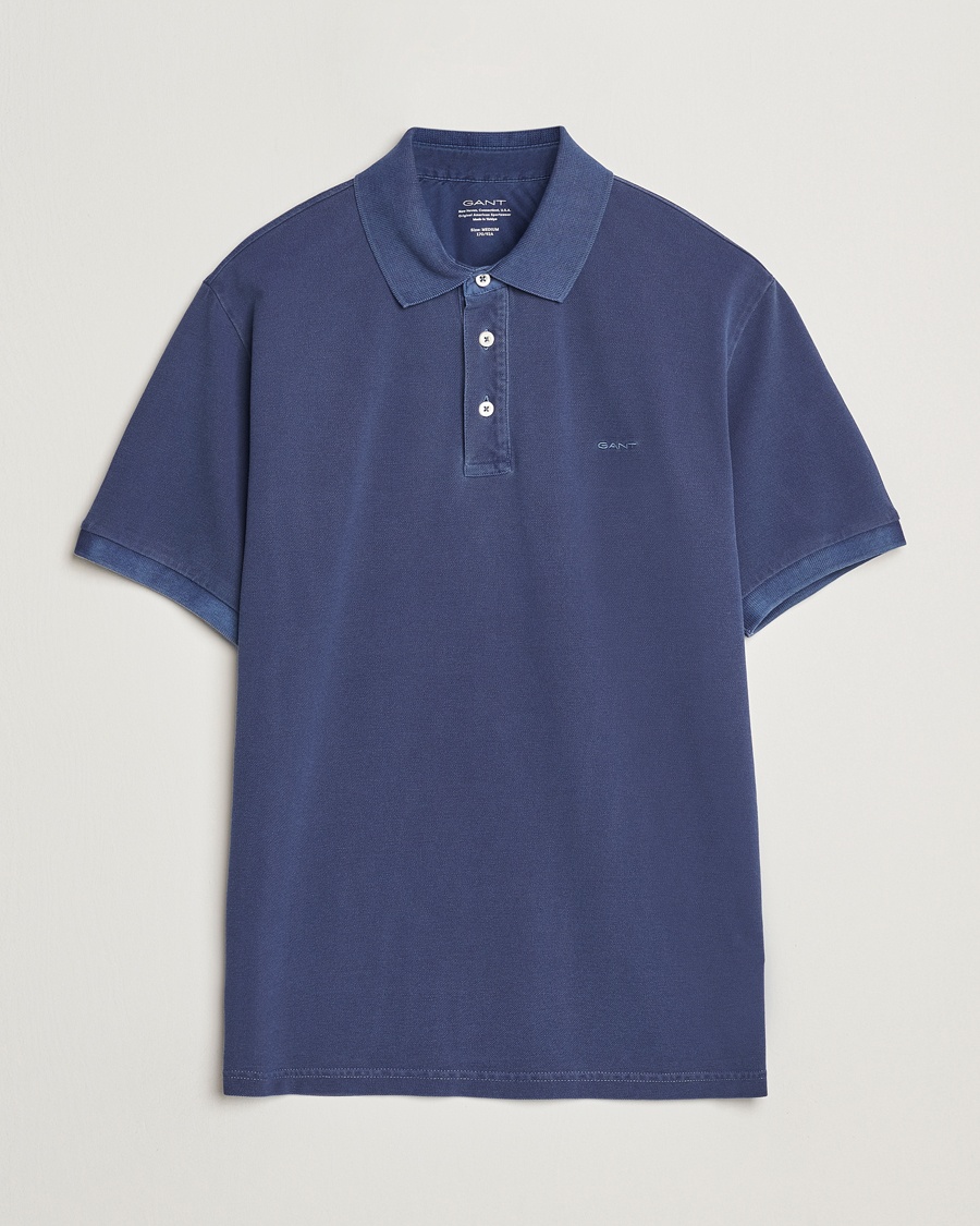 GANT Sunfaded Polo Persian Blue – Blue