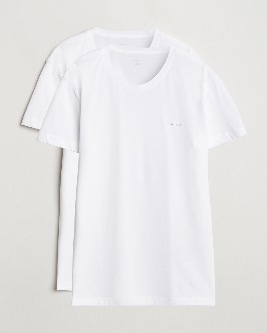 GANT 2-Pack Crew Neck T-Shirt White – White