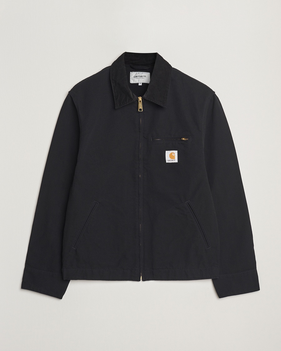 Carhartt WIP Detroit Jacket Dearborn Canvas Black – Black