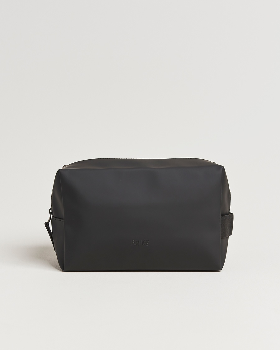 RAINS Washbag Large Black – Black
