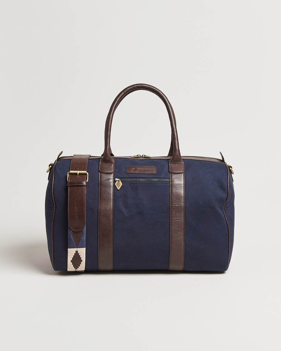 Pampeano Varon Small Canvas Weekend Bag Navy – Blue