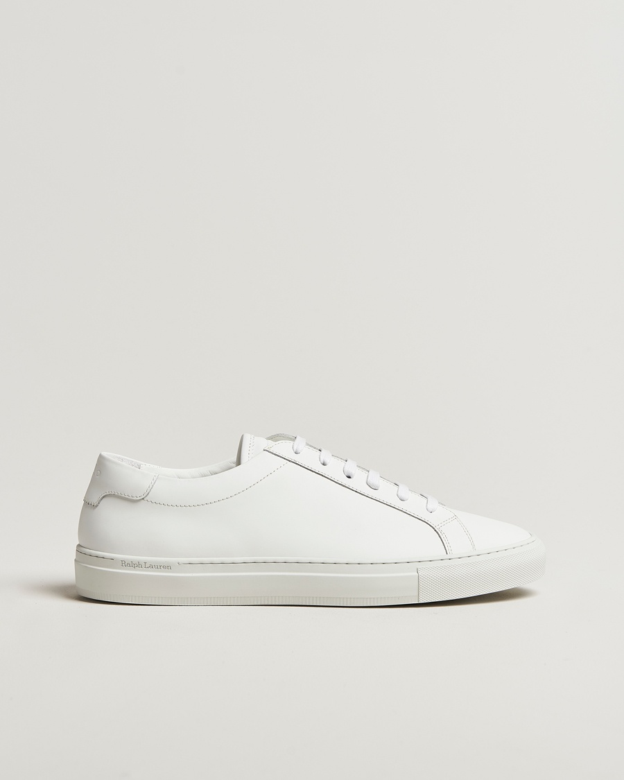 Polo Ralph Lauren Jermain Lux Leather Sneaker White – White