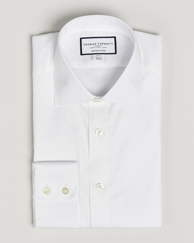 Charles Tyrwhitt Egyptian Cotton Twill Shirt White – White