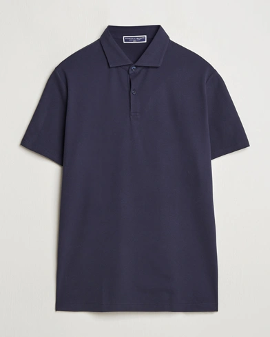 Charles Tyrwhitt Short Sleeve Cotton Pique Polo Navy – Blue