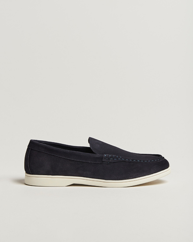 Charles Tyrwhitt Suede Slip On Loafers Navy – Blue