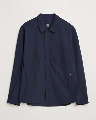 Scandinavian Edition Merge II Stretch Shirt Jacket Navy Blue – Blue