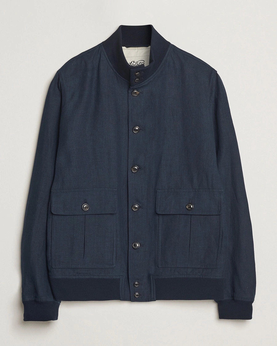 Valstar Valstarino Linen Jacket Navy – Blue