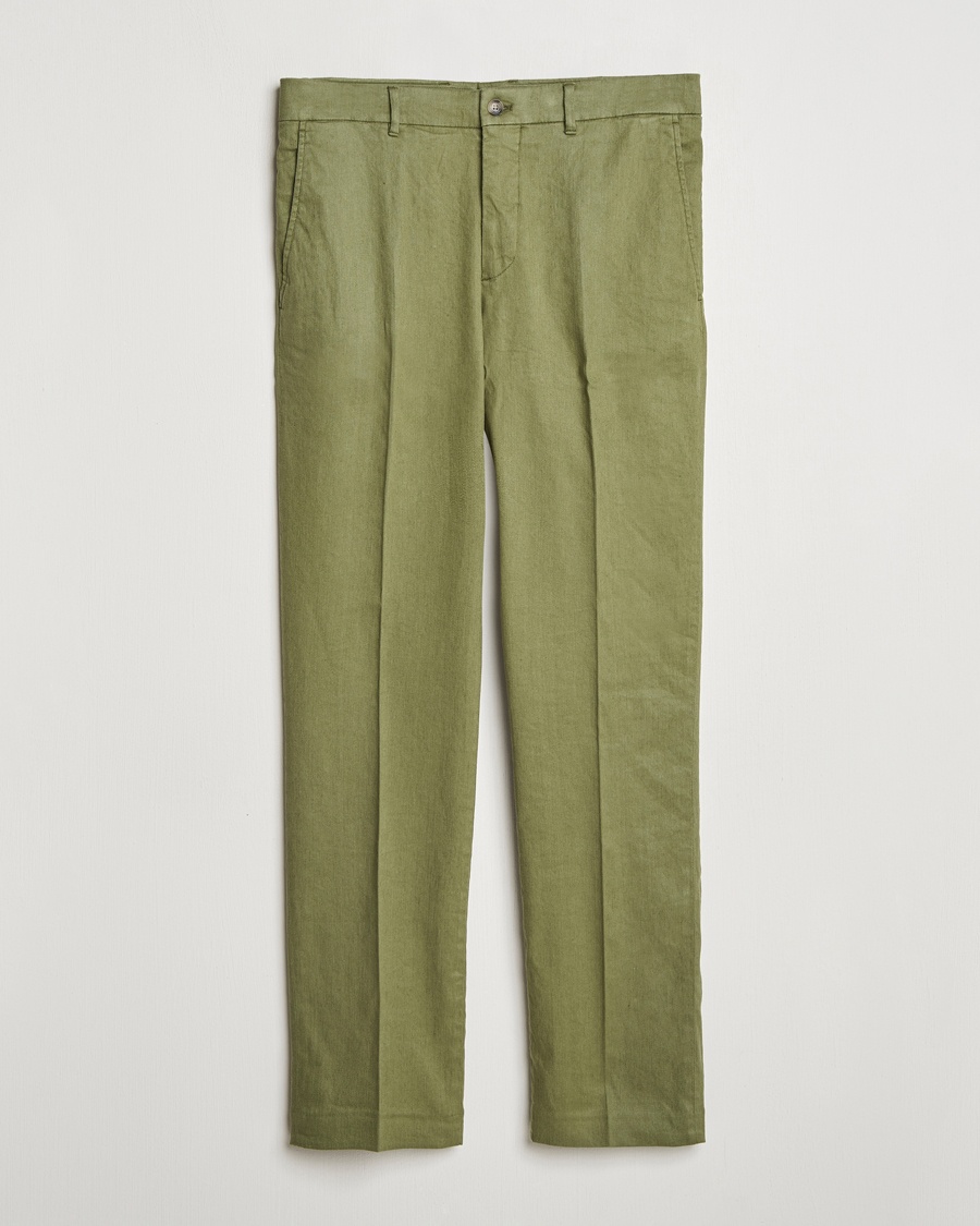 J.Lindeberg Lois Linen Stretch Pants Olivinie – Green