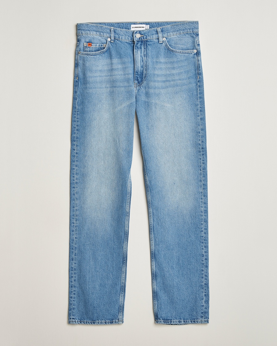 J.Lindeberg Cody Washed Reg Jeans Light Blue – Blue