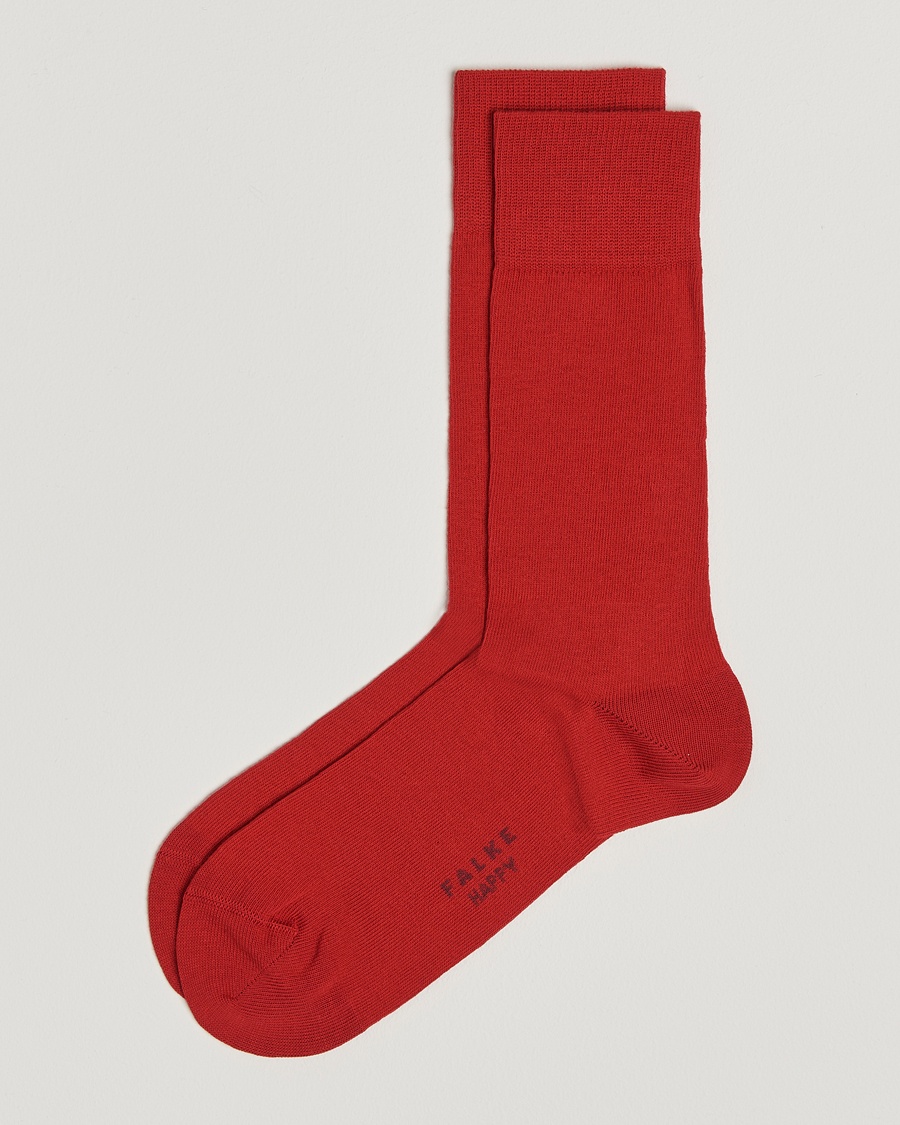Falke Happy 2-Pack Cotton Socks Scarlet – Red