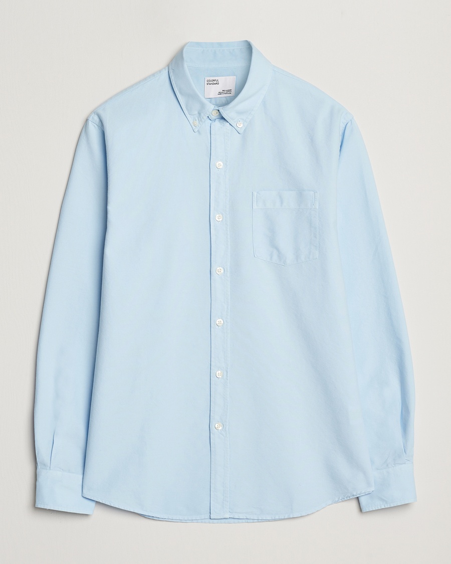 A Day's March Classic Oxford Shirt Light Blue at CareOfCarl.com